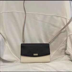 Kate Spade Black and Cream Crossbody